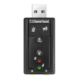 Tarjeta De Sonido Usb 7.1