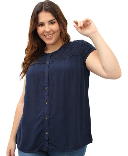 Blusa Hindu Janta Bordada M3/4 Colores Divina Super Cómoda 