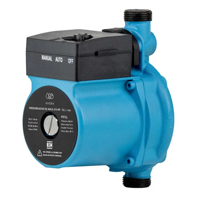 Bomba presurizadora de agua 72 Litros\u002FMinuto 1\u002F3 HP, 3.5 Servicios, Presión máxima 87psi, 110 V, Encendido Automático y manual, Compacto y silencioso, AVERA PR72L | Meses sin interés