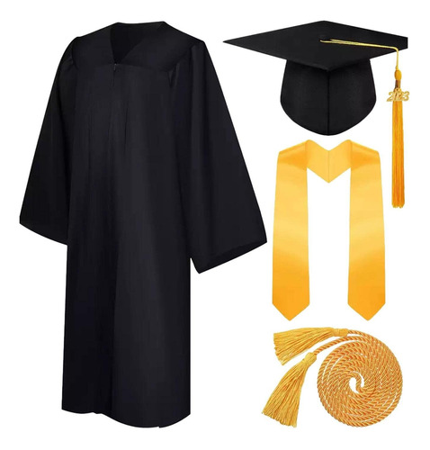 Vestidos De Graduación Para Adultos, Gorras De Graduación