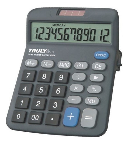 Calculadora De Mesa Escritório Truly 833-12 12 Digítos