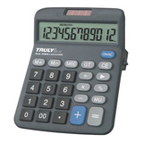 Calculadora De Mesa Escritório Truly 833-12 12 Digítos