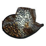 Sombrero Leopardo Animal Print Cowboy Cod 3005 