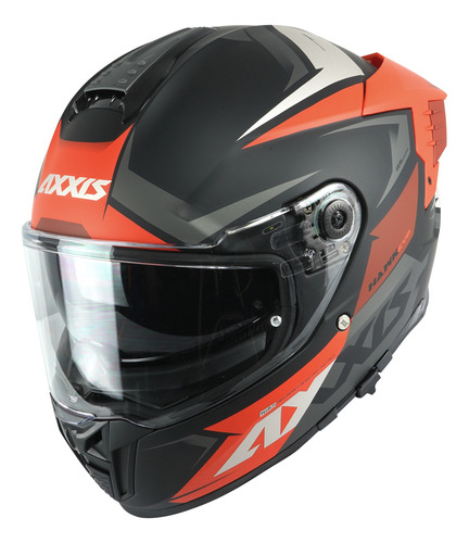 Capacete Axxis Hawk Evo Sv Ixil B15 Red Matte Fxm