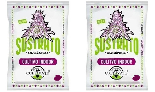 Cultivate Sustrato Indoor 25 Lt X2 Unidades.