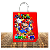 10 Bolsas Dulces Cumpleaños Personalizadas Mario Bross #d16