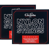 Cordoba Nylon Cuerdas Para Guitarra Clásica Mediana 2 Pk