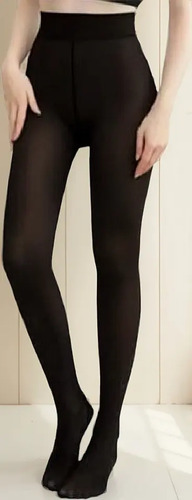 Medias Térmicas Afelpadas Leggins Traslucidas Efecto Piel | Meses sin interés