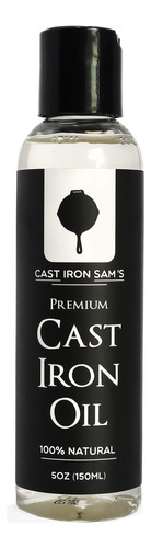 Cast Iron Sam's Aceite 100% Natural De Hierro Fundido Para .