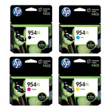 Pack X4 Cartucho De Tinta Para Impresora Hp 954xl Original