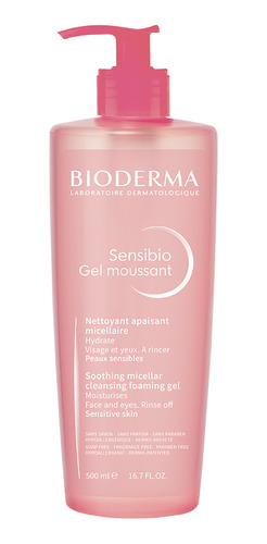 Gel Moussant Bioderma Sensibio Calma Pieles Rosaseas 500 Ml