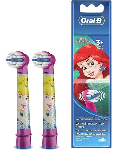 Oral B Repuesto Cepillo Electrico Princesas X 2 Unidades