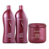 Senscience True Hue Shampoo 1l + Cond 1l + Masc Inner 500g