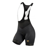 Bretelle De Ciclismo Free Force Performance Feminino Preto 