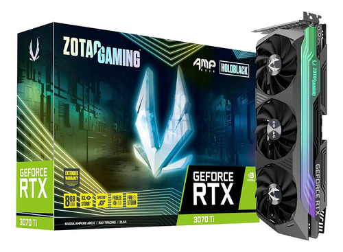 Tarjeta De Video Rtx 3070 Ti Holoblack 8 Gb Icestorm 2.0