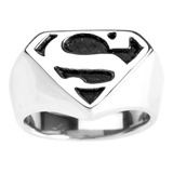 Anillo De Superman Titanio Hombre Moda Masculina 2021