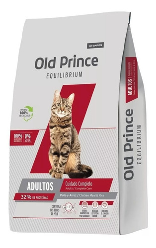 Old Prince Equilibrium Cat Adult Complete Care X 3 Kg. 