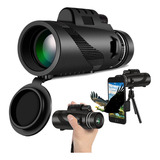 Telescopio Monocular Óptica Hd De 40x60 Portatil Con Soporte