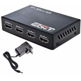 Divisor Hdmi 1x4 1080p Splitter Activo Amplificado