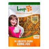 18 Bolsas Alimento Conejo Pellet Loops 1kg.