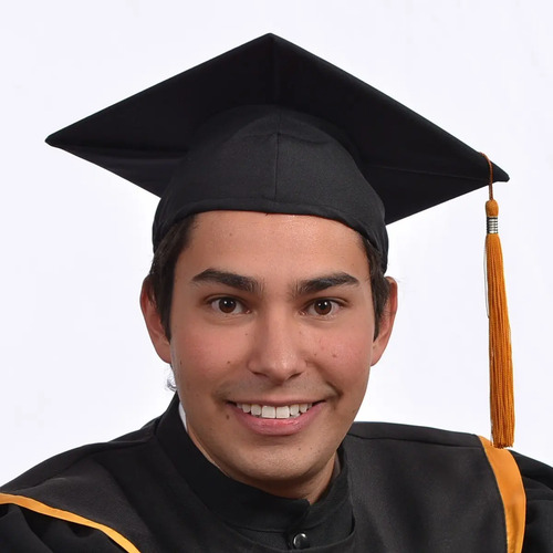 Birrete Borla + Dije Togas Mexico Varios Colores Graduacion