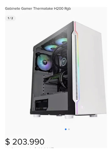 Gabinete Gamer Thermaltake Snow H200