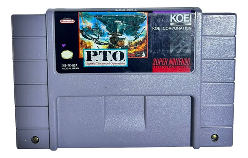 P.t.o. Super Nintendo Original 