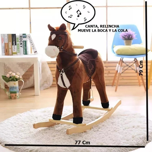 Caballo Balancín Caballito Juguete Niña Niño Montable Sonido