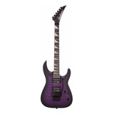 Guitarra Elétrica Jackson Js Series Js32 Dka Dinky De  Choupo Transparent Purple Burst Brilhante Com Diapasão De Amaranto