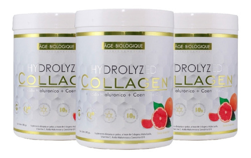 3 Collagen Age Biologique Colágeno Hidrolizado 