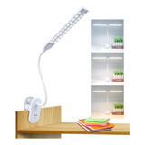 Deaunbr Luz De Lectura Led Con Clip, Lmpara De Escritorio 48