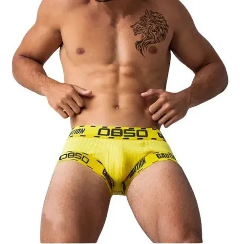 Boxer Calzon Suspensiorio Sexy Yellow Para Hombre Rocker