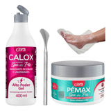 Calox Gel 400ml + Pémax Rosa Mosqueta + Espátula + 20 Botas