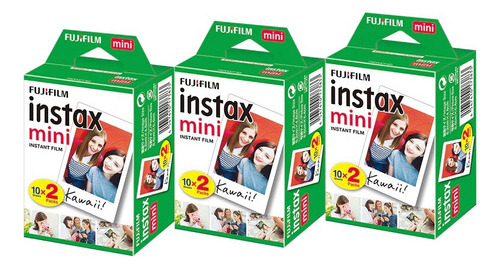 Filme Instantaneo Para Instax Mini Kit 60 Fotos