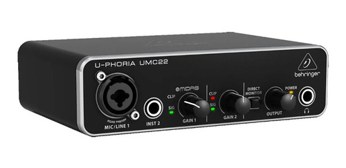 Interface De Audio 2x2 Usb Umc22 - Behringer