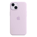 Funda Original iPhone 14 Silicona Con Magsafe Sellada Lila