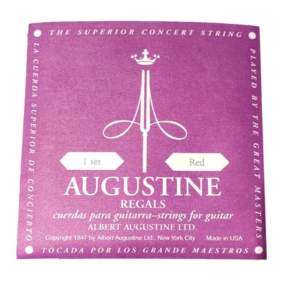 Cuerdas Guitarra Clásica Augustine Regal Red 6 Cuerdas Nailon | Envío gratis
