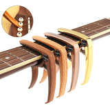 Capotraste Guitarra Violão Profissional Dourado Bronze Top