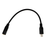 Mini Usb Ligero A 3,5 Mm Adaptador De Micrófono De Tres Polo