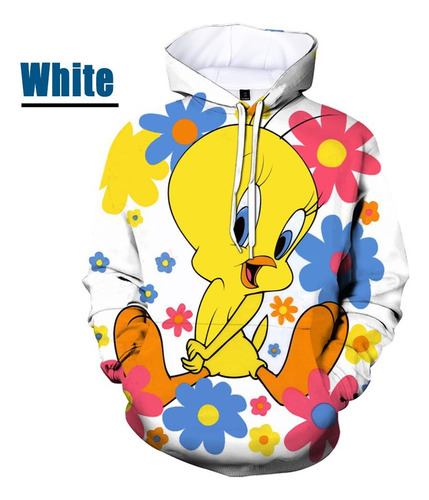 Sudadera Con Capucha Estampada De Los Looney Tunes De Piolín