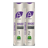 Pós Progressiva Magic Shampoo E Máscara Kit Manutenção Adlux