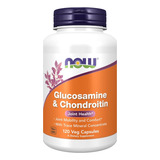 Suplemento Now Foods Glucosamina E Condroitina 120 Cápsulas