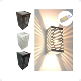 Arandela Efeito Luminoso Alumínio + Lâmpada Halopim G9 - 219