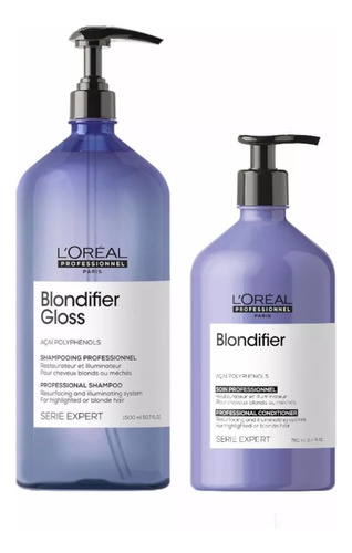 Pack Blondifier Gloss 1.500 + Acond 750 Loreal Profesional 