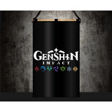 Bandeira Genshin Impact  Gamer Geek Presente 35x55 Cm