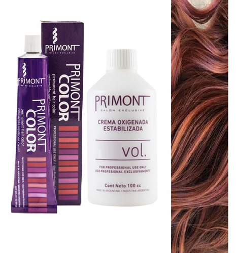 Primont Color Kit Tintura 60gr + Oxidante Coloración