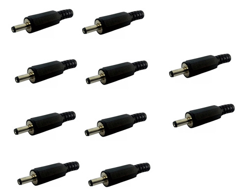 Kit Ficha Plug Hueco 3.5 X 1.35 X 10mm X 10 Unidades
