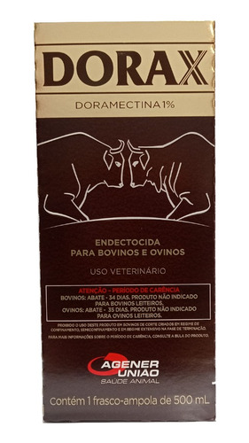 Dorax Doramectina 1% 500 Ml - Agener
