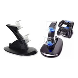 Controle De Ps4 Original Caregador Bateria Suporte Base Dock