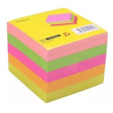 Set De 500 Notas Adhesivas Colores Escritorio Neon